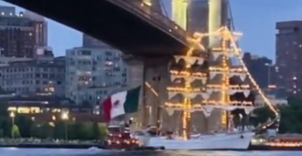 Buque Cuauhtémoc: Lo que se sabe del choque del barco mexicano en el puente Brooklyn de Nueva York
