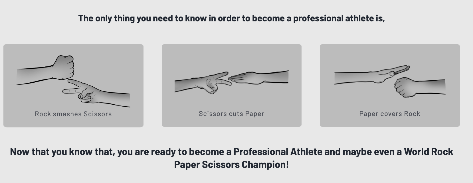 ¿Interesados? Así es el campeonato mundial de 'Piedra, papel o tijera'