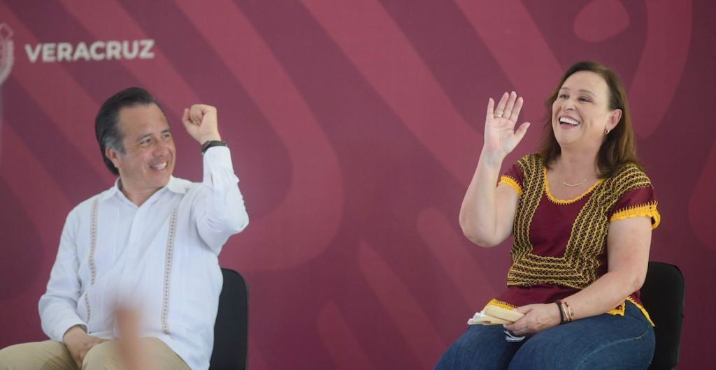 Cuitláhuac García y Rocío Nahle /