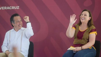 Cuitláhuac García y Rocío Nahle /