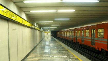 Estación Hangares Línea 5 del Metro