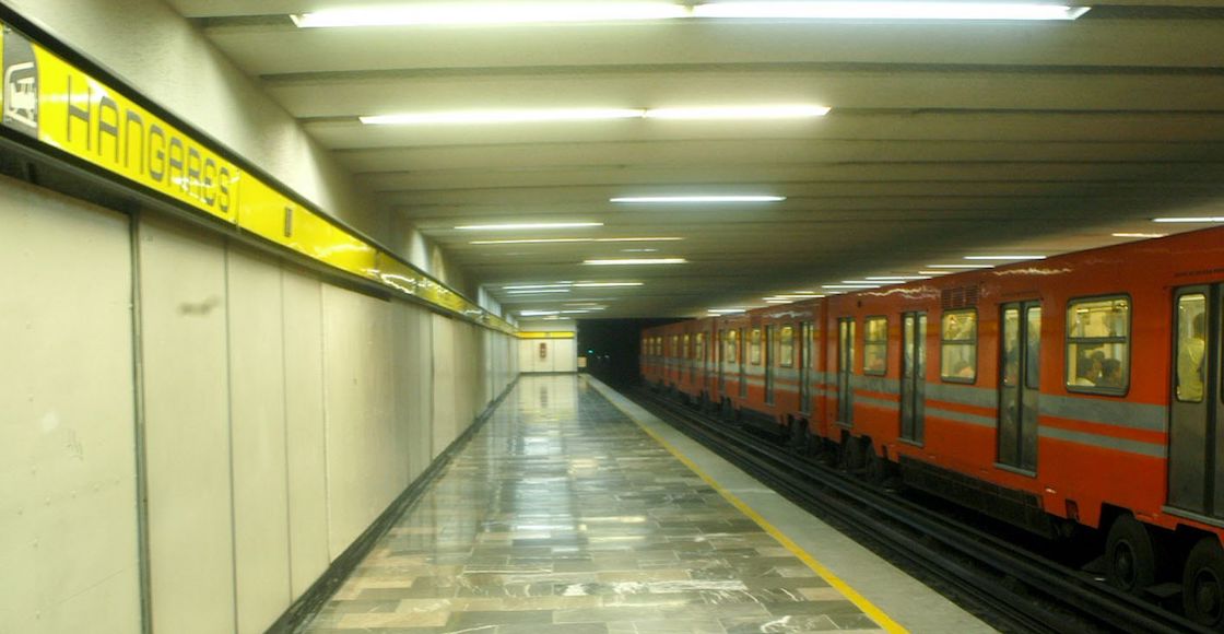 Estación Hangares Línea 5 del Metro