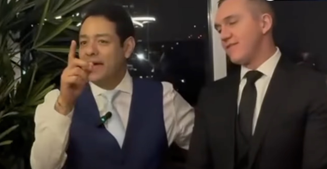 El empresario José Luis Salinas y el nuevo director del Metro, Adrián Ruvalcaba