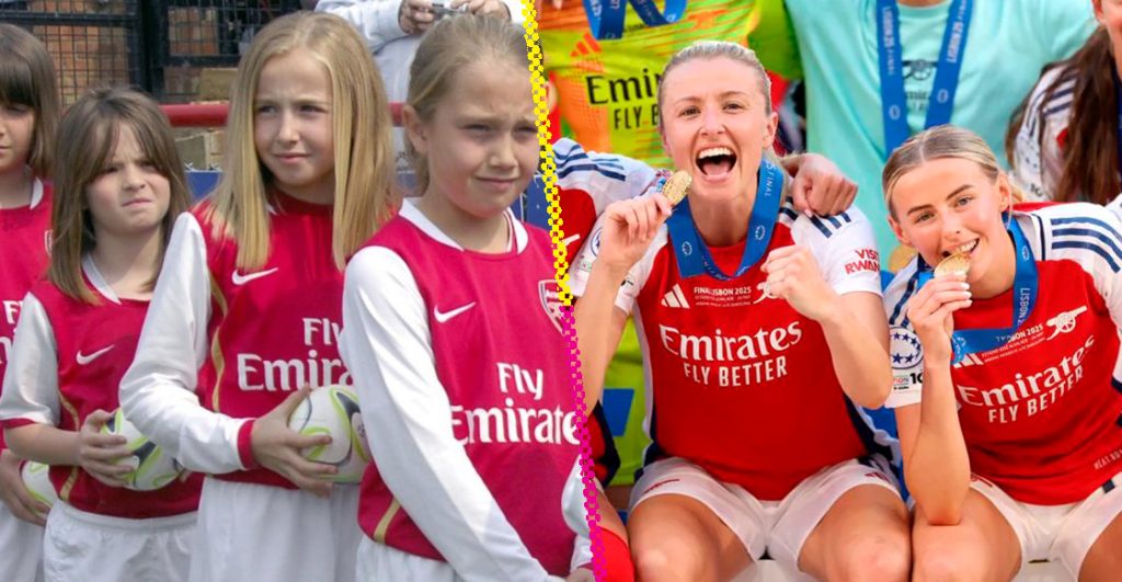 Leah Williamson, de mascota del Arsenal a ganar la Champions Femenina