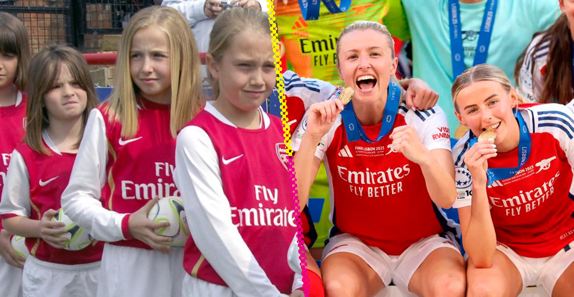 Leah Williamson, de mascota del Arsenal a ganar la Champions Femenina