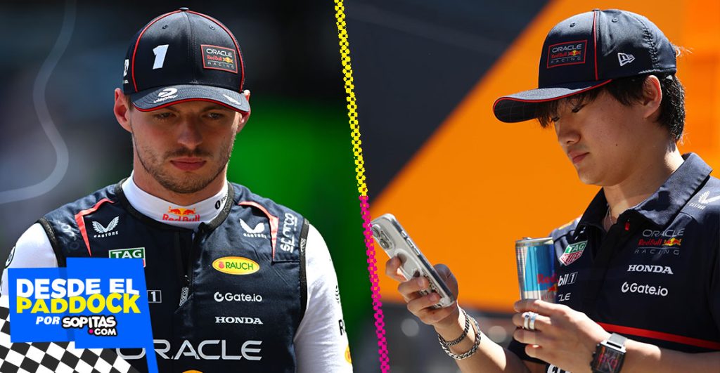 Max Verstappen y Yuki Tsunoda