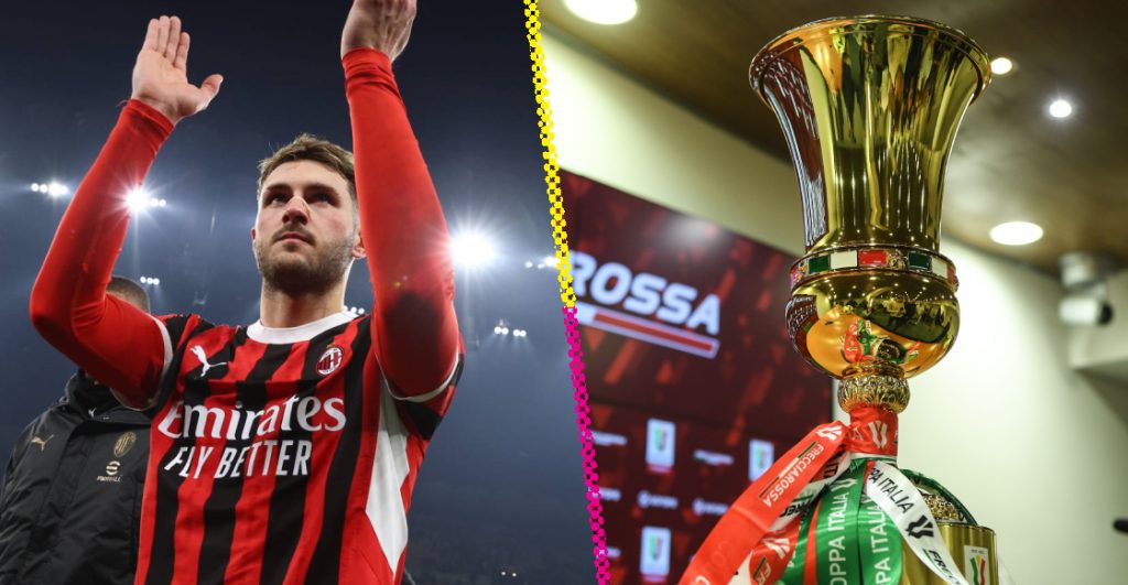 Dónde ve a Santi Giménez en la final de la Copa Italia Milan vs Boloonia