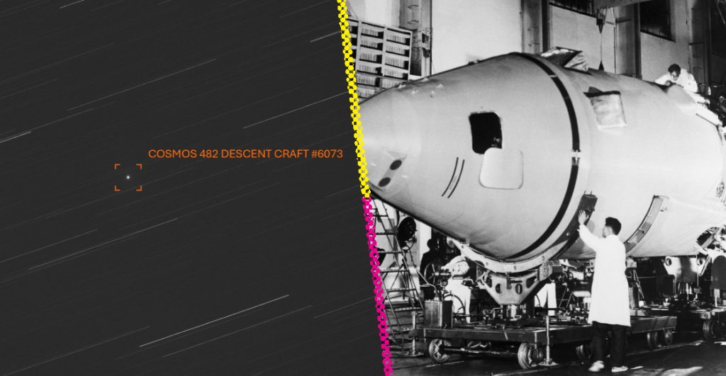 Kosmos 482, la nave soviética que caerá en la Tierra 53 años después