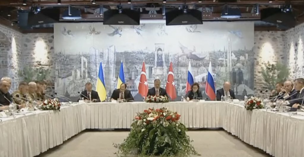 Reunión de las delegaciones de Rusia y Ucrania