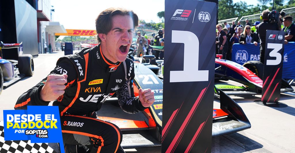 Santiago Ramos hace sonar el himno de México en Imola con su triunfo en Fórmula 3