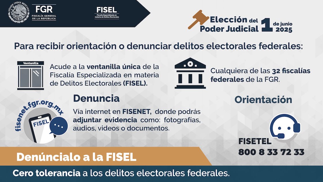 Delitos electorales y cuándo empieza la veda de las elecciones del Poder Judicial