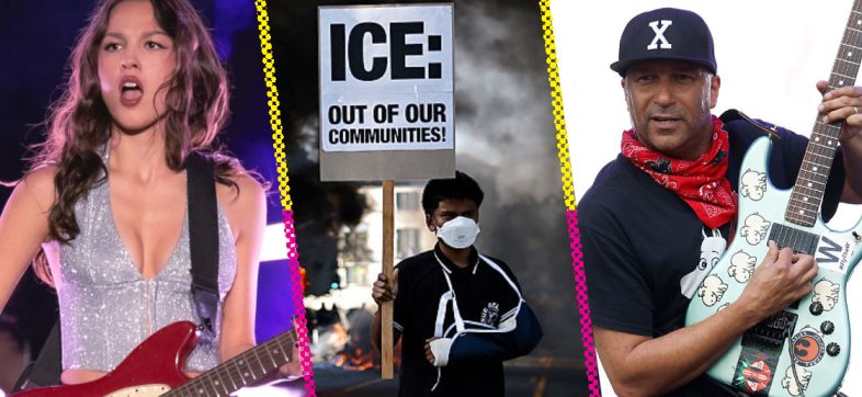 Artistas y bandas que apoyan las protestas en Los Angeles