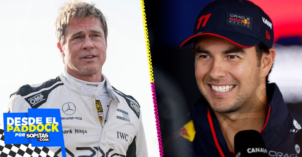 Brad Pitt se declara fan de Checo Pérez