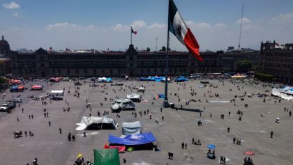 CNTE retira plantón del Zócalo pero prometen regresar