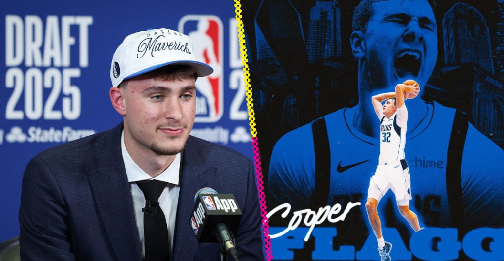 Cooper Flagg primera selección draft 2025 NBA con Mavericks
