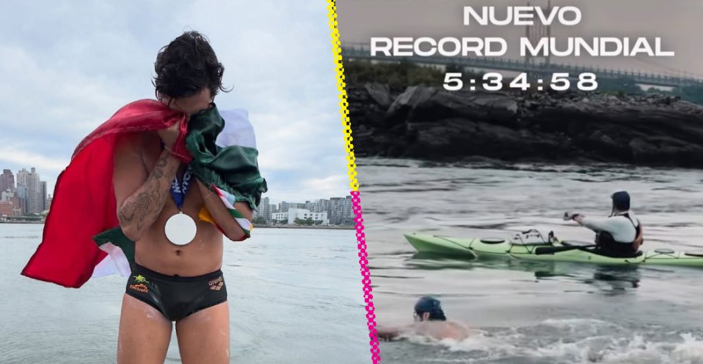 David Olvera, el mexicano que conquistó Manhattan con su récord mundial en aguas abiertas