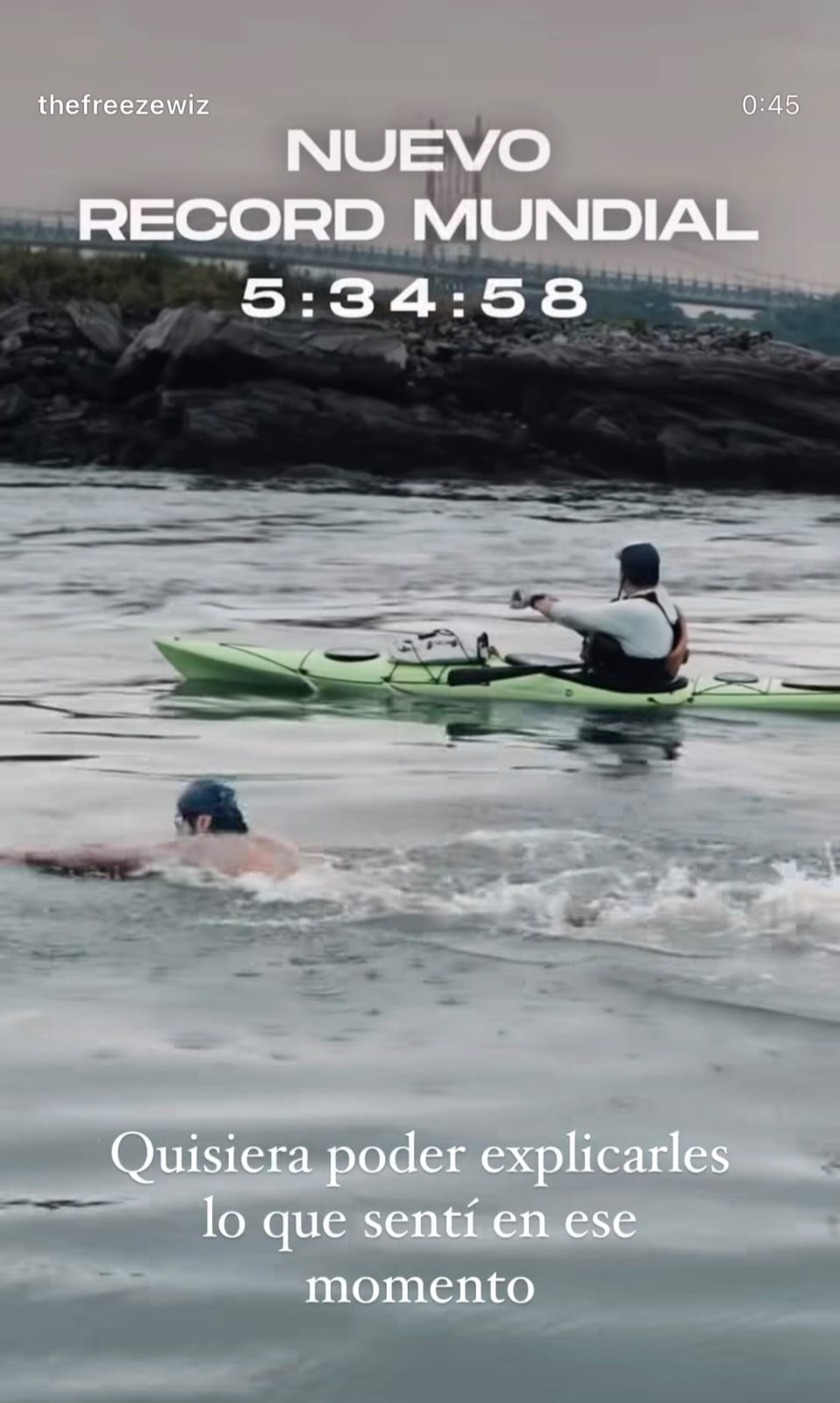 David Olvera, el mexicano que conquistó Manhattan con su récord mundial en aguas abiertas