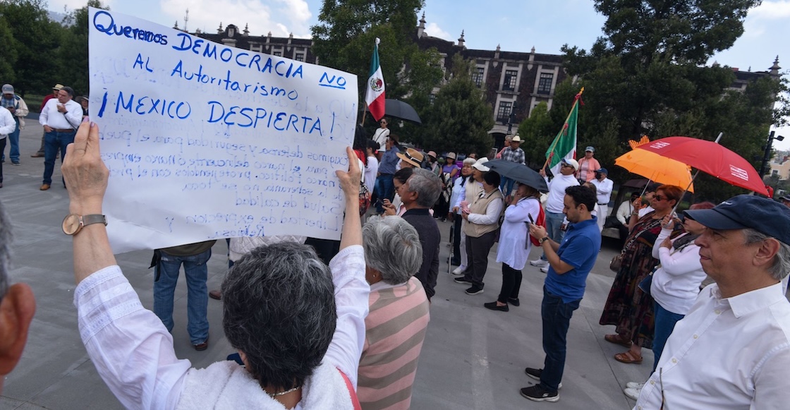 Poca convocatoria y muchas consignas: Domingo Negro vs Elecciones del Poder Judicial