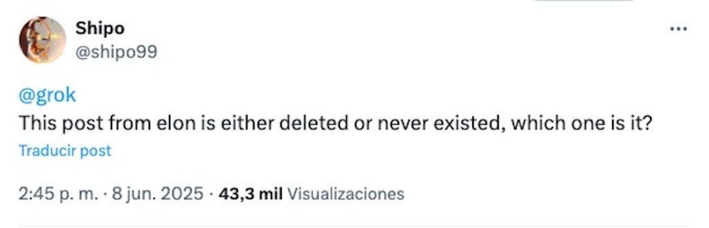 Pregunta del usuario Shipo.