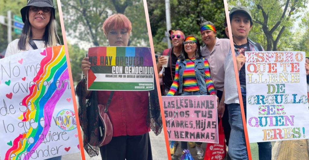 Palestina y los colores del Orgullo: Los mejores carteles de la Marcha LGBT+ 2025 en CDMX