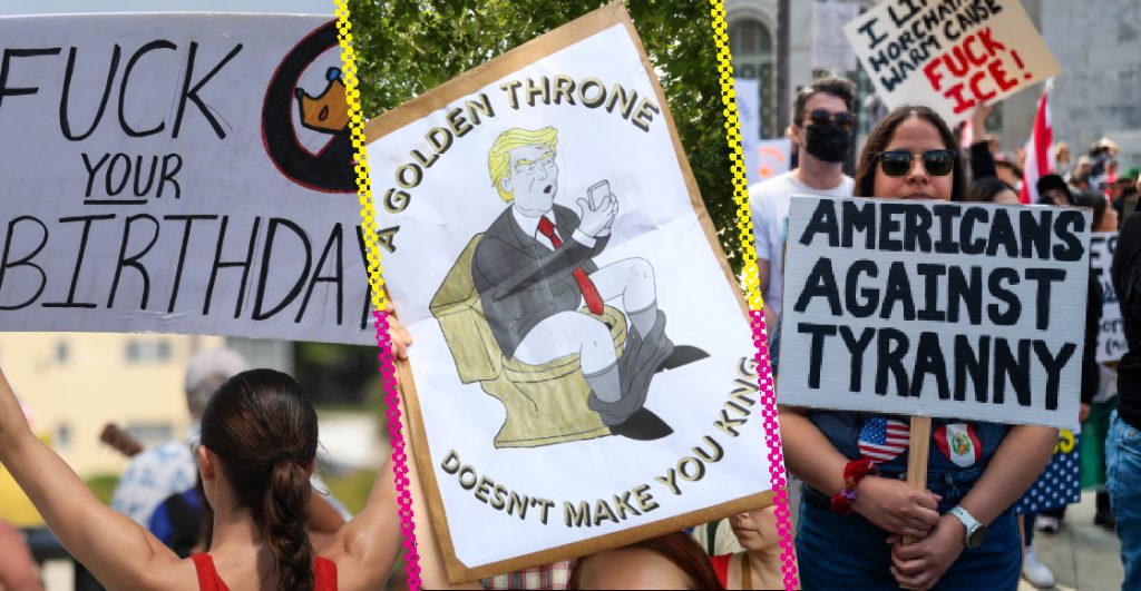 No Kings: Imagénes poderosas de las protestas contra Trump