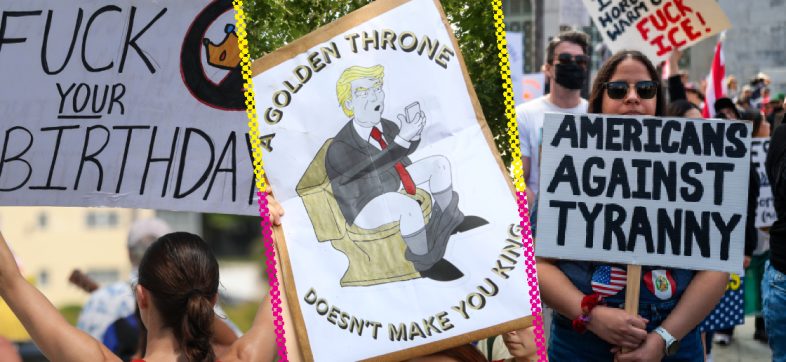 No Kings: Imagénes poderosas de las protestas contra Trump