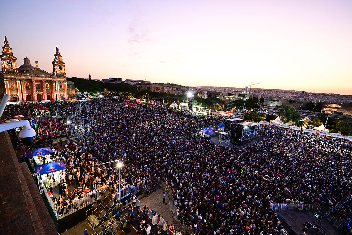 Il Fosso Square es el lugar donde se celebra Mtv Isle Of Malta