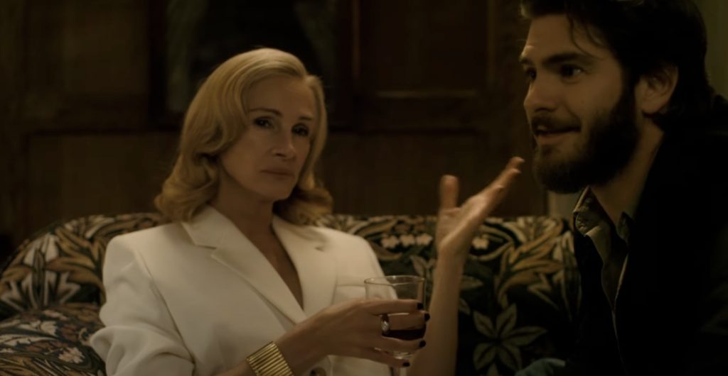 Julia Roberts y Andrew Gardfield en After the Hunt