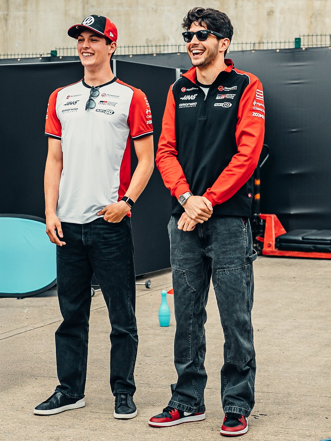 Ollie Bearman y Esteban Ocon