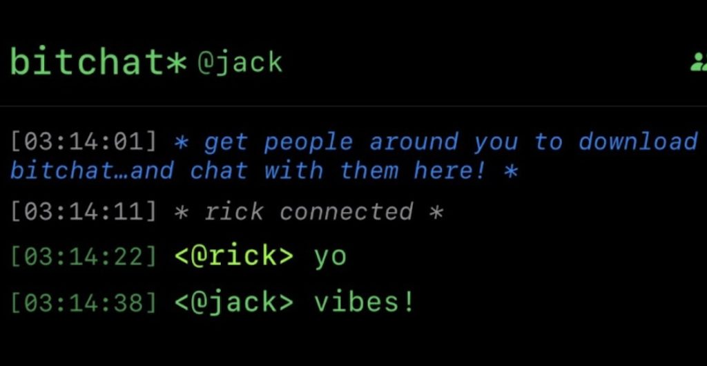 BitChat, creación de fundador de Twitter