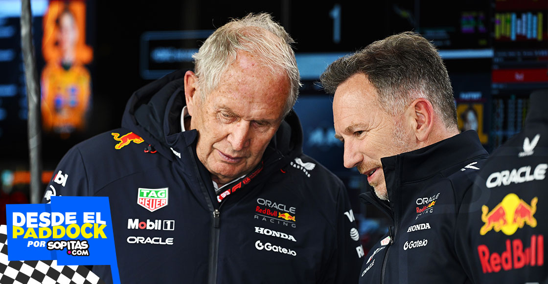 Christian Horner y Helmut Marko