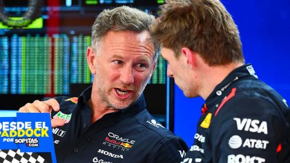 Christian Horner y Max Verstappen