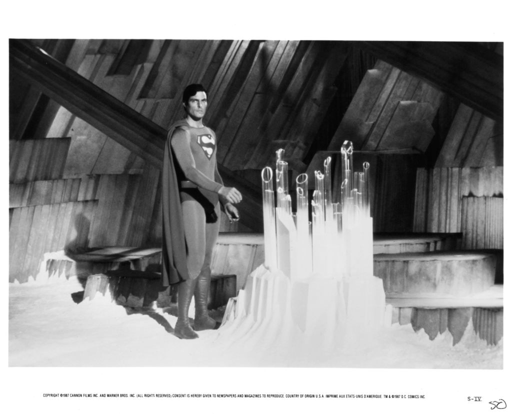 Christopher Reeve en Superman IV: The Quest for Peace de 1987 