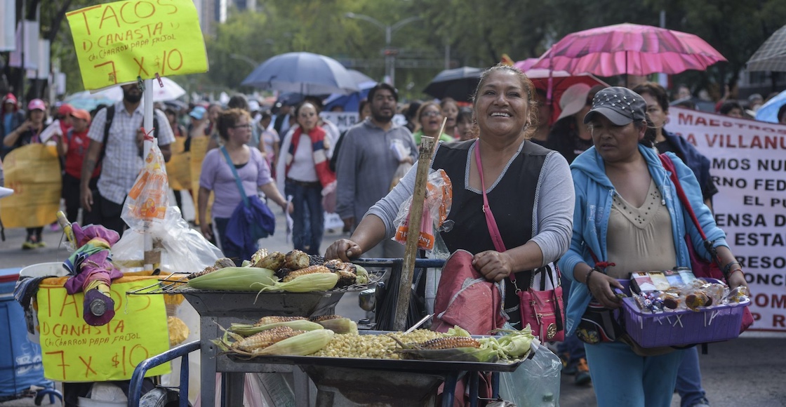 Ambulantes Manifestación CNTE
