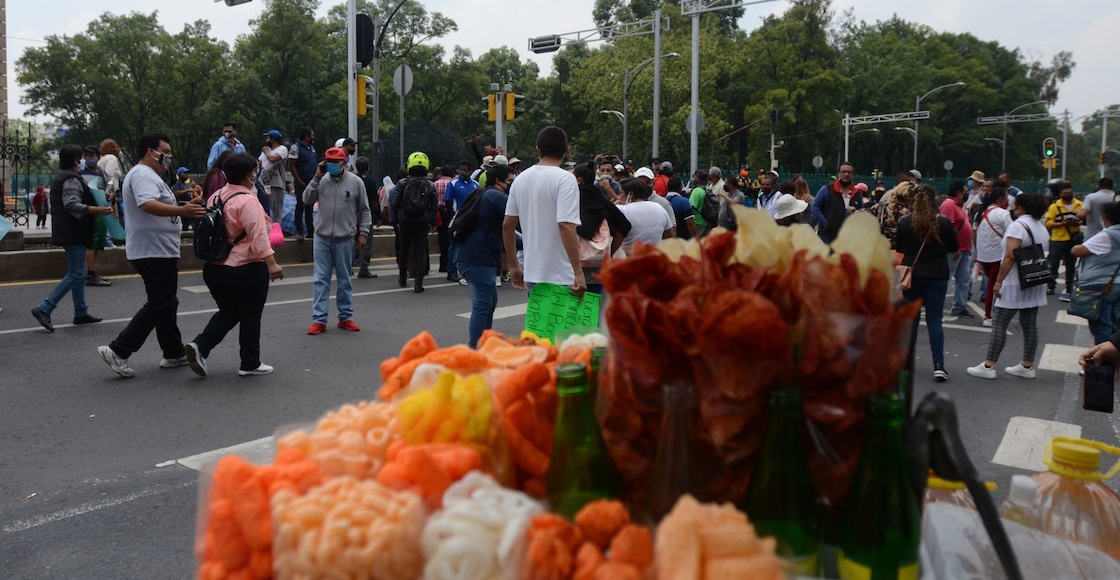 Protesta Comerciantes Ambulantes Chapultepec
