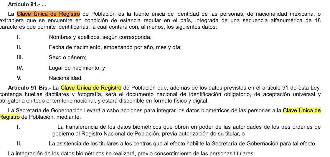 Todo sobre la nueva CURP Biométrica obligatoria