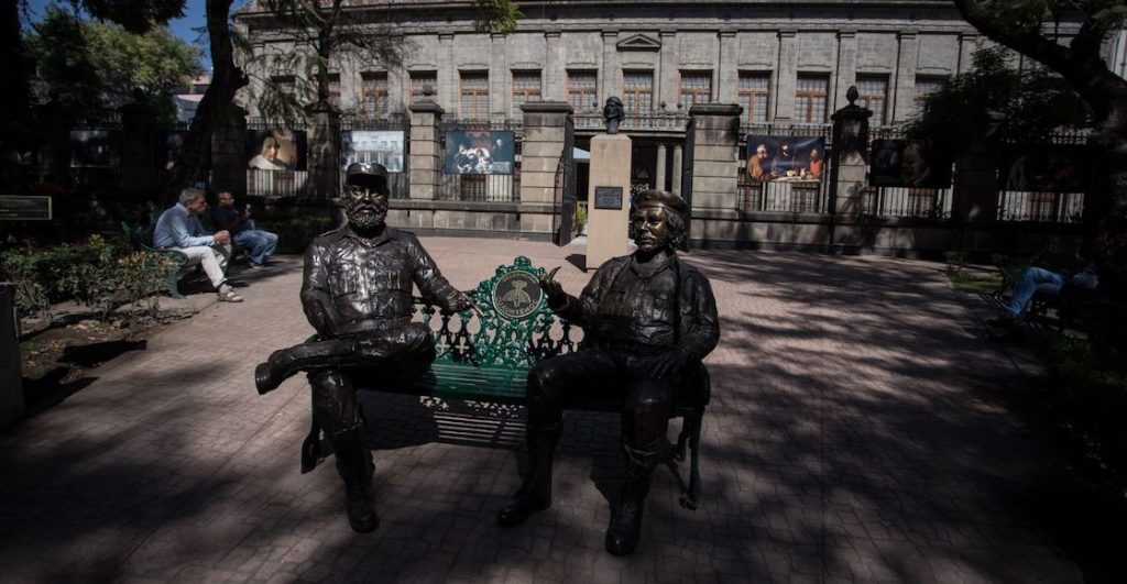 Estatuas Fidel Castro y Che Guevara