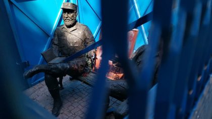 Parque Tabacalera Estatuas Fidel y Che Guevara