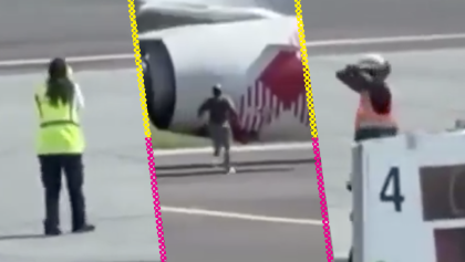 Hombre murió al ser succionado por la turbina de un avión
