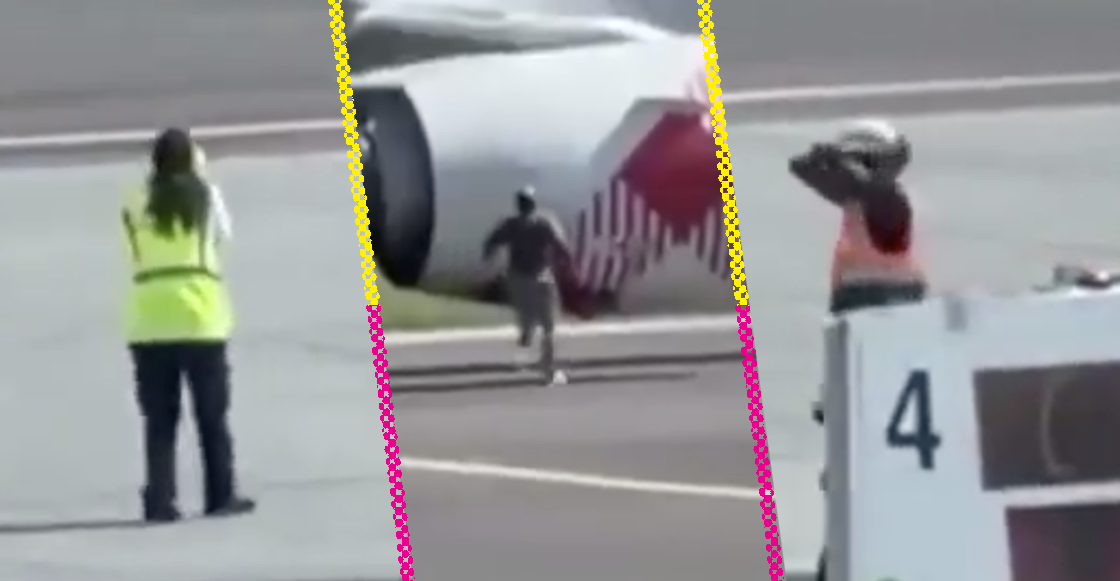 Hombre murió al ser succionado por la turbina de un avión