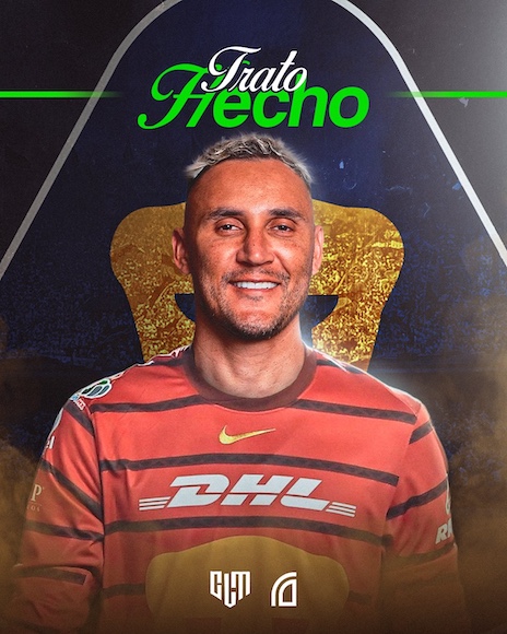 keylor navas pumas