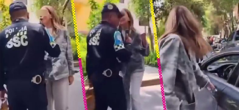 Apodan ‘Lady Racista’ a mujer que insulta a policía de CDMX
