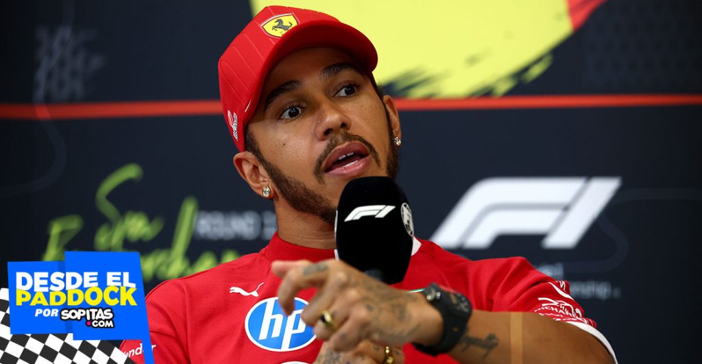 Lewis Hamilton en Ferrari