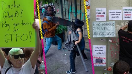 Fuertes mensajes y violencia en la marcha contra la gentrificación