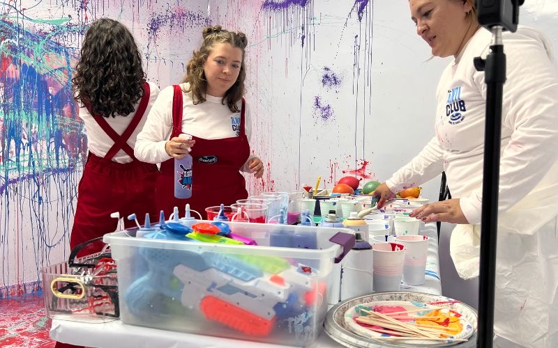 mural del evento de ocean spray