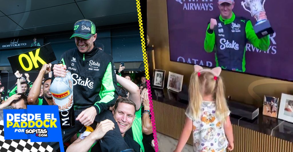 Nico Hulkenberg y su hija
