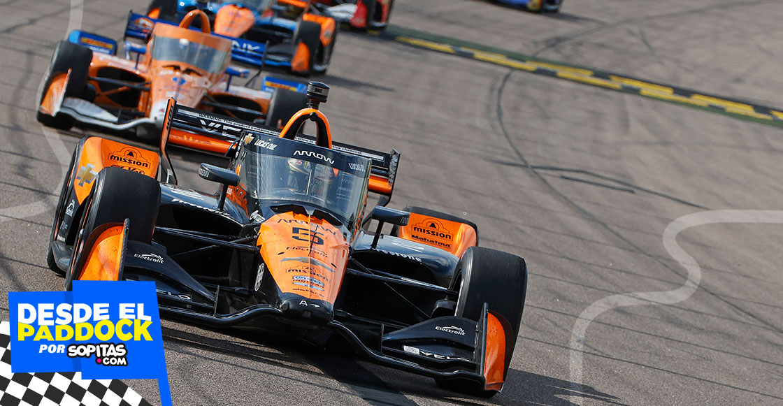 pato O'Ward comenzó noveno en Iowa