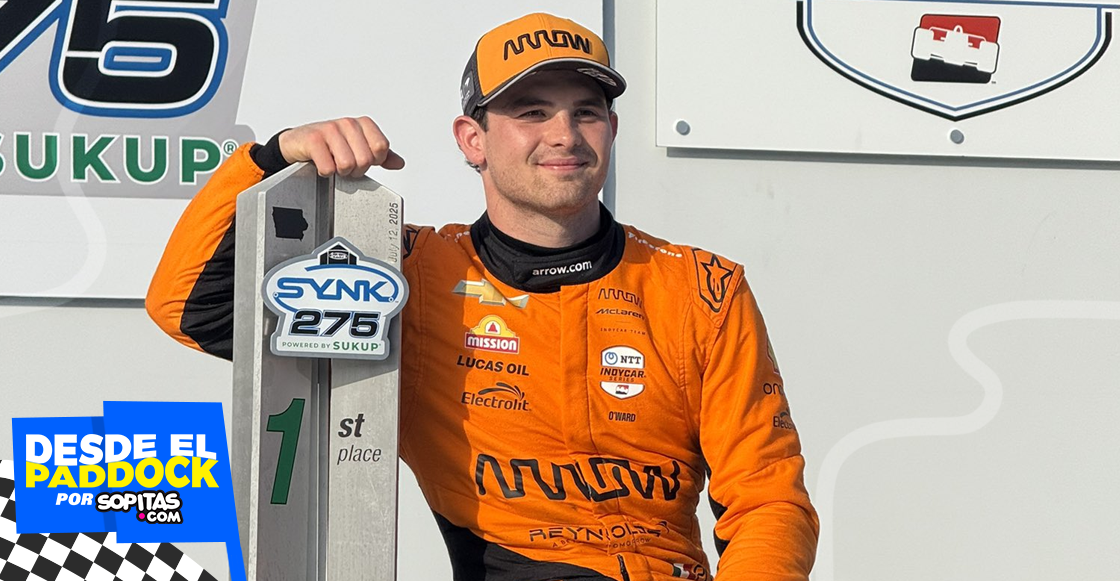 ¡Primera victoria del 2025! Pato O'Ward gana la Carrera 1 de Iowa en la IndyCar