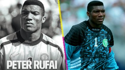 Muere el portero de Nigeria Peter Rufai