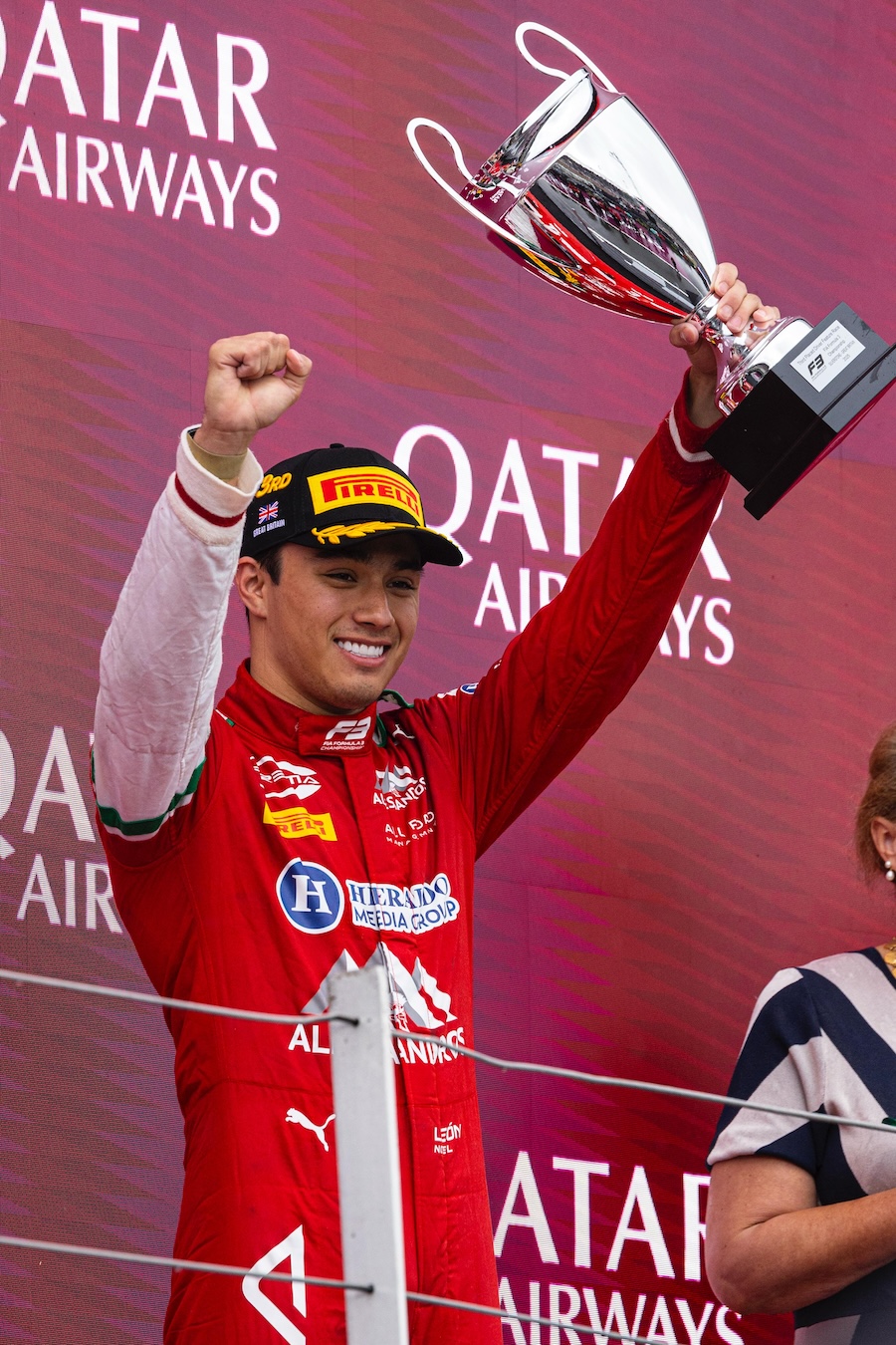 Noel León logró podio en Fórmula 3